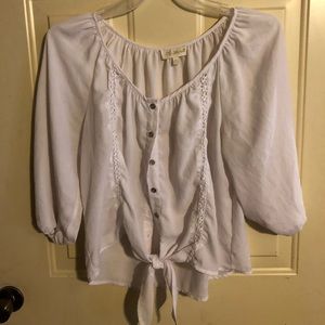 Sheer White Top